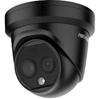 DS-2TD1228-2/QA(BLACK), Thermal & Optical Bi-Spectrum Turret Camera, Black