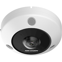 DS-2CD63C5G1-IVS(1.29MM), Hikvision, Fisheye, 12MP, 15m IR, IP66