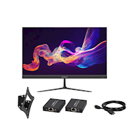 FORTUS BUNDEL 4 Hikvision 24-inch Display incl. HDMI kabel, HDMI extender en muurbeugel