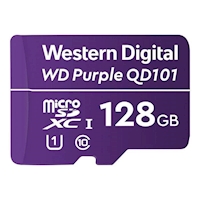 WD Purple 128GB Surveillance microSD, WDD128G1P0C