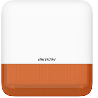 DS-PS1-E-WE-ORANGE, AxPro draadloze buitensirene - Oranje kap